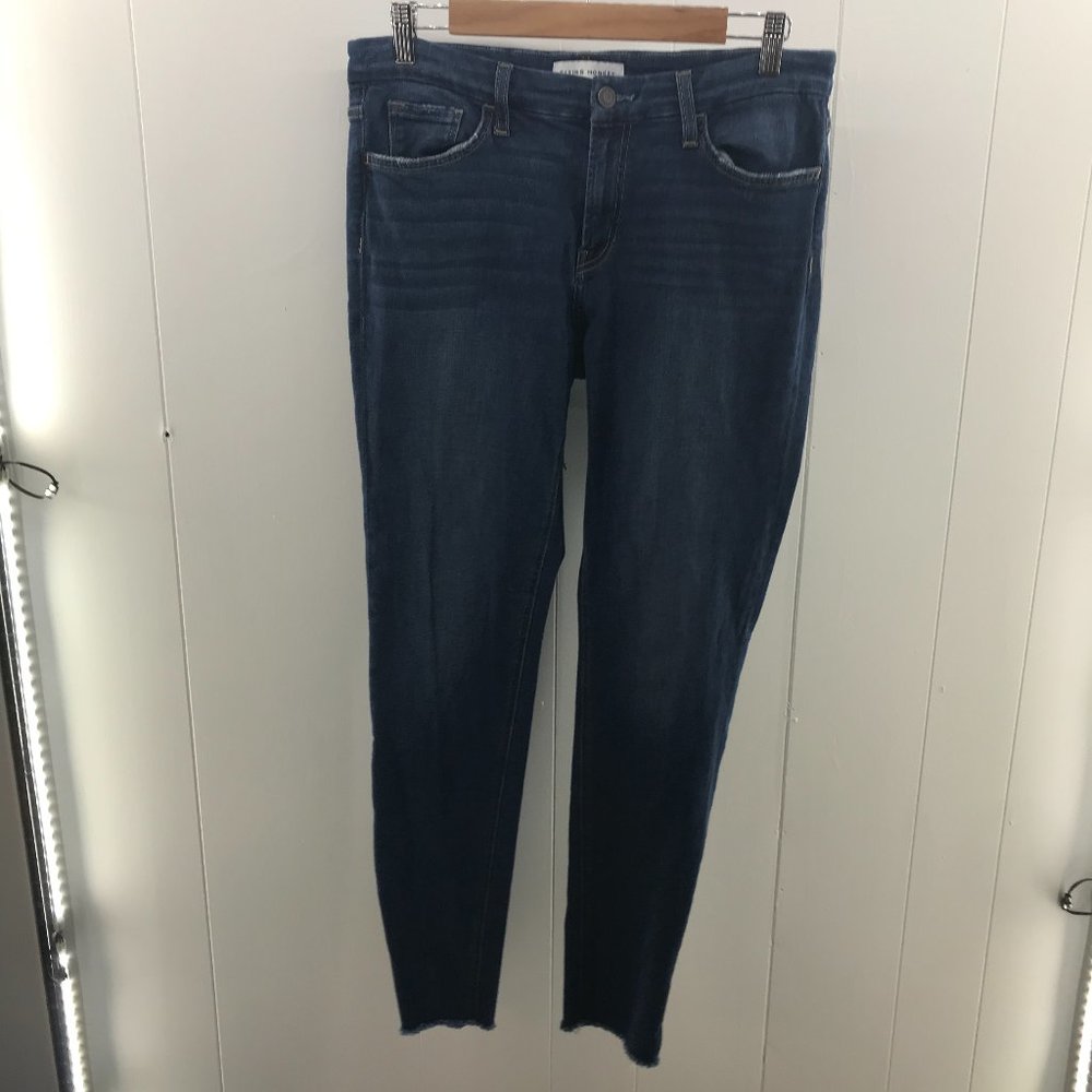 Flying Monkey High Rise Dark Blue Skinny Jeans